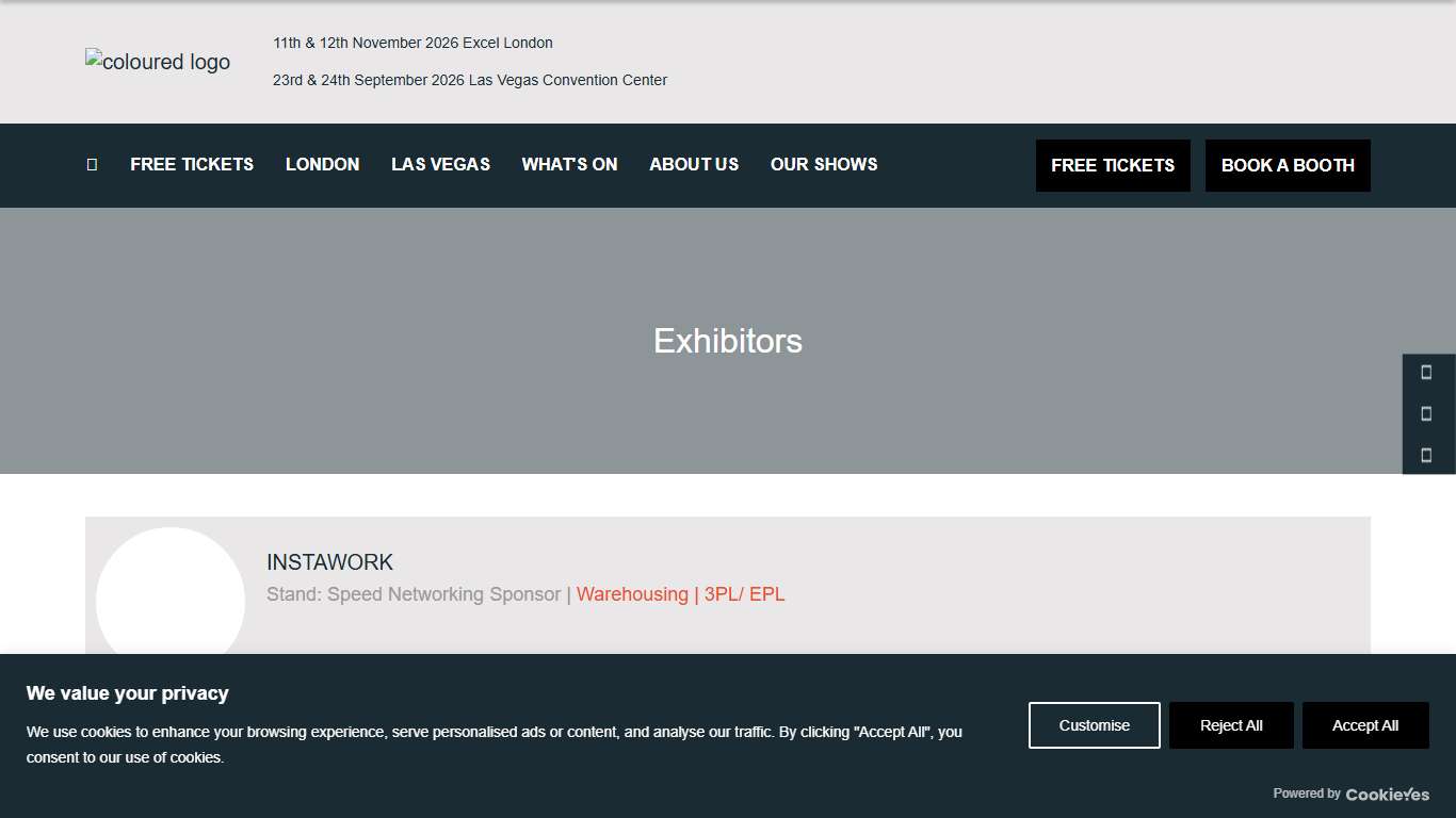 Instawork - Retail Supply Chain & Logistics Expo 2026